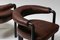 Brown & Black Leather & Tubular Steel Dining Chairs by Nienkamper from De Sede, Image 9