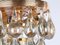 Small German Murano Glass Flush Mount Chandelier from Palwa, 1960, Image 4