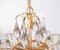 Lámpara de araña alemana de cristal de Murano y latón dorado de Palwa, 1960, Imagen 5