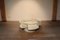 Tavolino da caffè UFO in fibra di vetro bianca di Curver, anni '60, Immagine 6