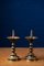 Antique Copper Alloy Candlesticks, Set of 2, Image 4