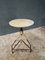 Cream Colored Factory Stool, Image 5