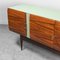 Vintage Wood and Glass Sideboard, 1950s 3