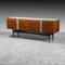 Vintage Wood and Glass Sideboard, 1950s 1