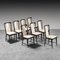Vintage Leather Chairs from Osvaldo Borsani, 1950s, Set of 8 2