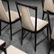 Vintage Leather Chairs from Osvaldo Borsani, 1950s, Set of 8 3