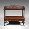 Antique English Regency Two Tier Canterbury Stand, 1830 1