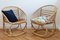 Mid Century Rattan Lounge Chairs, 1960s, Set of 2 9