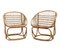 Mid Century Rattansessel, 1960er, 2er Set 1