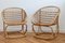 Mid Century Rattan Lounge Chairs, 1960s, Set of 2 2