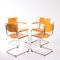 S 43 Chairs by Marcel Breuer for Thonet, 1980s, Set of 4 7