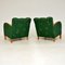 Swedish Art Deco Satin Birch Armchairs, Set of 2 11