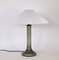 Scandinavian Glass Table Lamp with Pleated Shade, Image 6