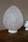 Large Murano Glass Egg Lamp 1