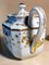 Napoleon III Porcelain De Paris Teapot and Sugar Bowl with Pure Gold Decorations, Set of 2 6