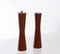 Scandinavian Teak Salt and Pepper Grinders, 1960s, Set of 2 5