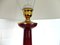 Danish Modern Table Lamp in Red Glass by Bent Nordsted for Kastrup Holmegaard, Denmark, 1960s, Image 7