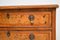 Antique Burr Walnut Bow Front Chest of Drawers 7