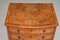 Antique Burr Walnut Bow Front Chest of Drawers 11