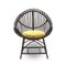 Fauteuil en Forme d'Oeuf en Rotin, 1950s 2