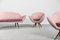 Mid-Century Space Age Velour Lounge Set from Paged, 1972, Set of 3, Image 3