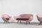 Mid-Century Space Age Velour Lounge Set from Paged, 1972, Set of 3, Image 6