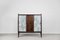 Vintage Scandinavian Modern Hand-Painted Walnut Cabinet, 1960s, Image 1