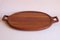 Large Teak Wooden Serving Tray by Jens Quistgaard for Dansk Designs, Image 1