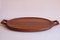 Large Teak Wooden Serving Tray by Jens Quistgaard for Dansk Designs, Image 4