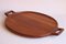 Large Teak Wooden Serving Tray by Jens Quistgaard for Dansk Designs 2