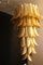 Langer goldener Kronleuchter aus Muranoglas 11