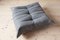 Gray Microfiber Togo Pouf by Michel Dacaroy for Line Roset, 1970s, Image 3