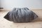 Gray Microfiber Togo Pouf by Michel Dacaroy for Line Roset, 1970s, Image 4
