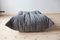 Pouf Togo Gris en Microfibre par Michel Dacaroy pour Line Roset, 1970s 4