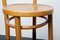 Industrial Wood and Metal Stool with Backrest, Image 5