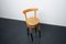 Industrial Wood and Metal Stool with Backrest 7