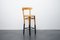 Industrial Wood and Metal Stool with Backrest 6