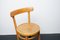 Industrial Wood and Metal Stool with Backrest 9