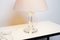 Lámpara de mesa vintage de vidrio de Holmegaard, años 60, Imagen 4