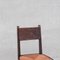 Mid-Century Rush Dudouyt Style Dining Chairs, Set of 6 16