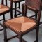 Mid-Century Rush Dudouyt Style Dining Chairs, Set of 6 17