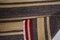 Vintage Striped Turkish Kilim Runner Rug 8
