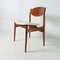 Mid-Century Chairs in Teak and Leather by Leonardo Fiori for Isa Bergamo Italy, Set of 6, Image 4
