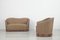 Set of Fede Cheti Fabric Sofas, Italy, 1940s 11
