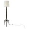 French Wrought Iron Floor Lamp, 1940s 1