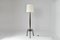 French Wrought Iron Floor Lamp, 1940s 10