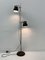 Braune Stehlampe von Dijkstra Holland, 1970er 3