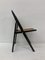 Ebonized Gilles Cane Folding Chair, 1960s 10