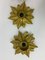 Wall Lamp Flower Sconces, 1970s, Set of 4 10