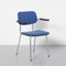 Blue 1236 Tube Chair attributed to André Cordemeyer for Gispen 1